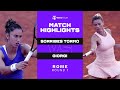 Sara Sorribes Tormo vs. Camila Giorgi | 2021 Rome Round 1 | WTA Match Highlights