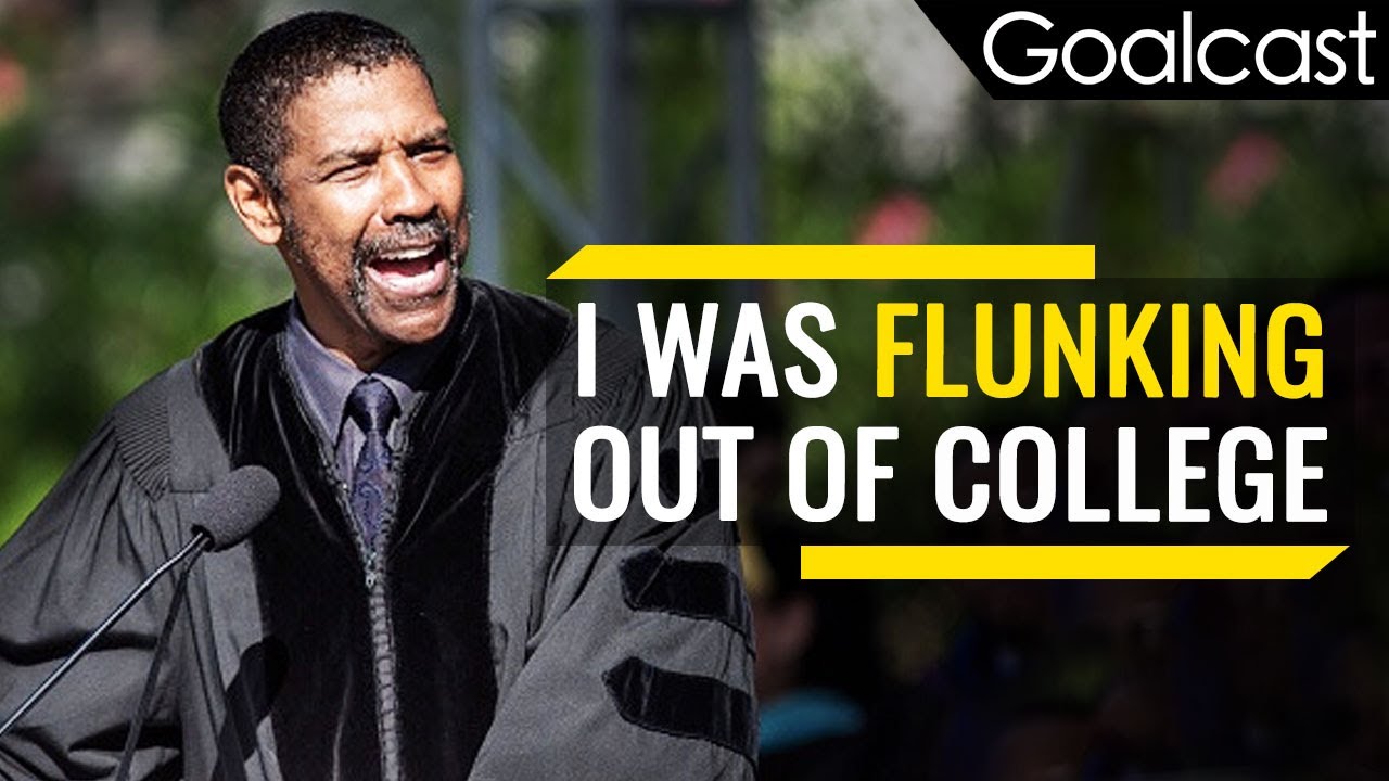 Dont Be Afraid to Fail Big To Dream Big   Denzel Washington  Goalcast