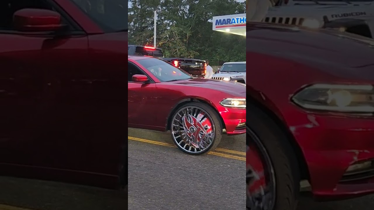 Dodge Charger @ FAMU Homecoming Block Party 2k22: Big Rims, Donks, Custom Cars, Amazing Cars