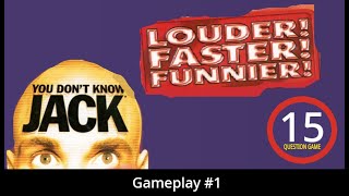 You Don't Know Jack L!F!F! - Gameplay #1 (15 Question Game)