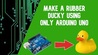 Create a Rubber Ducky Using Only Arduino Uno (Hackcyom Welcome Pack Unboxing at the end)