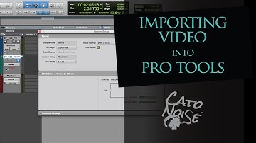 Pro Tools Basics: Importing Video