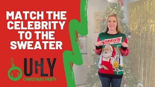 Match the Celebrity to the Ugly Christmas Sweater