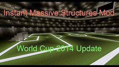 Minecraft: Mod Review - INSTANT MASSIVE STRUCTURES MOD!!! Part 1