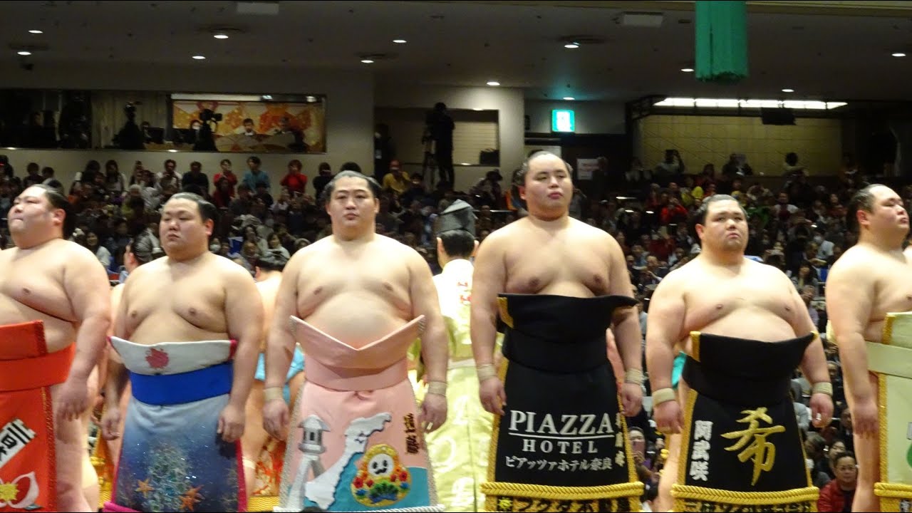 [4k]Watching the SUMO wrestling match 2024 from a ringside seat was