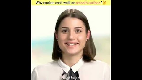 Why snakes can