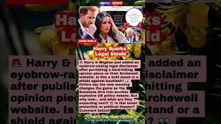 Prince Harry & Meghan Add Stunning Disclaimer, Stir UK Debate! 😱 #RoyalFamily #PrinceHarry