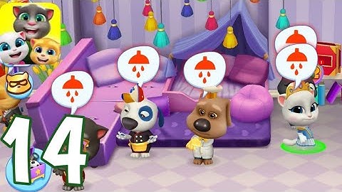 My Talking Tom Friends - Gameplay Walkthrough Part 14 - All Tom Friends: Bath Time (iOS, Android)