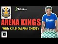 Playing Arena kings Season 9 week 8 on chesscom with 