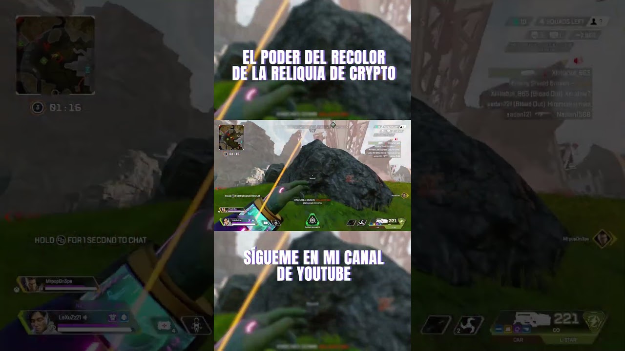 EL PODER DEL RECOLOR DE LA RELIQUIA DE CRYPTO #shorts #apex #apexlegends -  YouTube