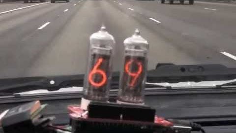 ИH-14 GPS speedometer in Action