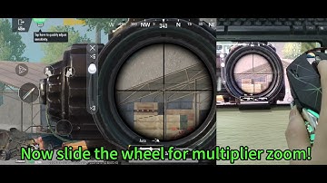 Mouse wheel to zoom the scope