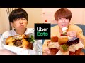 【幸せ】ウーバーイーツ1日頼み合いしたらやっぱり頼み過ぎちゃいましたwww