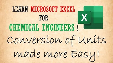 Excel for Chemical Engineers [12] Conversion of Units (2/2)
