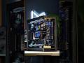 Gold &amp; Black Water Cooled Gaming PC 🔥 #pcbuild #gamingpc #watercooled #pcsetup #pc #computer