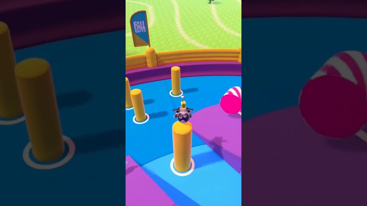 How To Get On The Yellow Pole In Tail Tag In Fall Guys