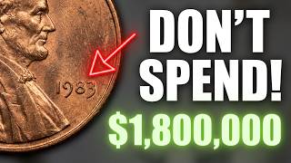 THE $1,800,000 PENNY FOUND IN CHANGE! 🛑 Rare 1983 Penny Reveal (Full Guide)