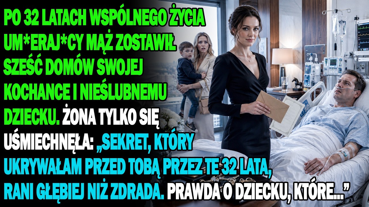 Mąż leżał w szpitalu na ostatnim oddziale. Pięć minut wcześniej wyznał mi coś, co zamroziło mi krew – przez 15 lat miał drugą rodzinę, a teraz zapisał jej sześć naszych mieszkań. A potem,...