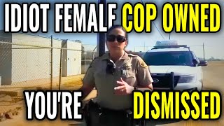 Idiot Female Cop Owned! False Police Report! Walk Of Shame & ID Refusal! First Amendment Audit Fail