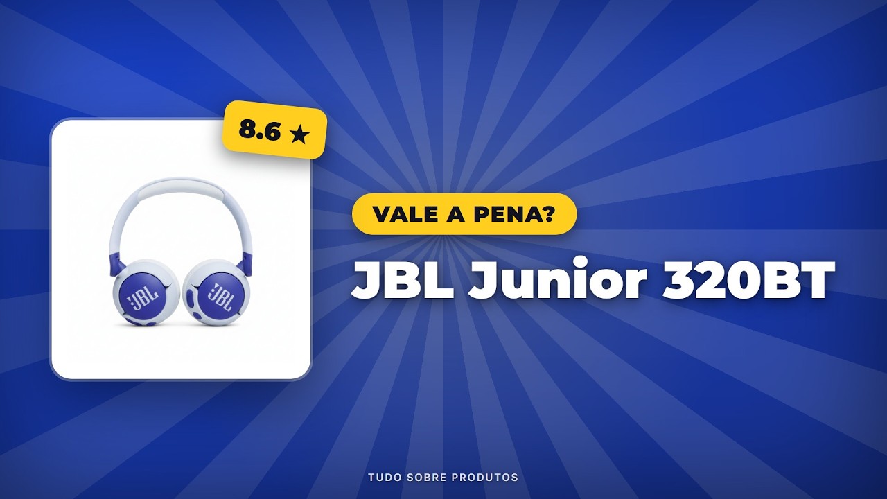 Capa: JBL Junior 320BT: Análise Completa e Vale a Pena em 2026?