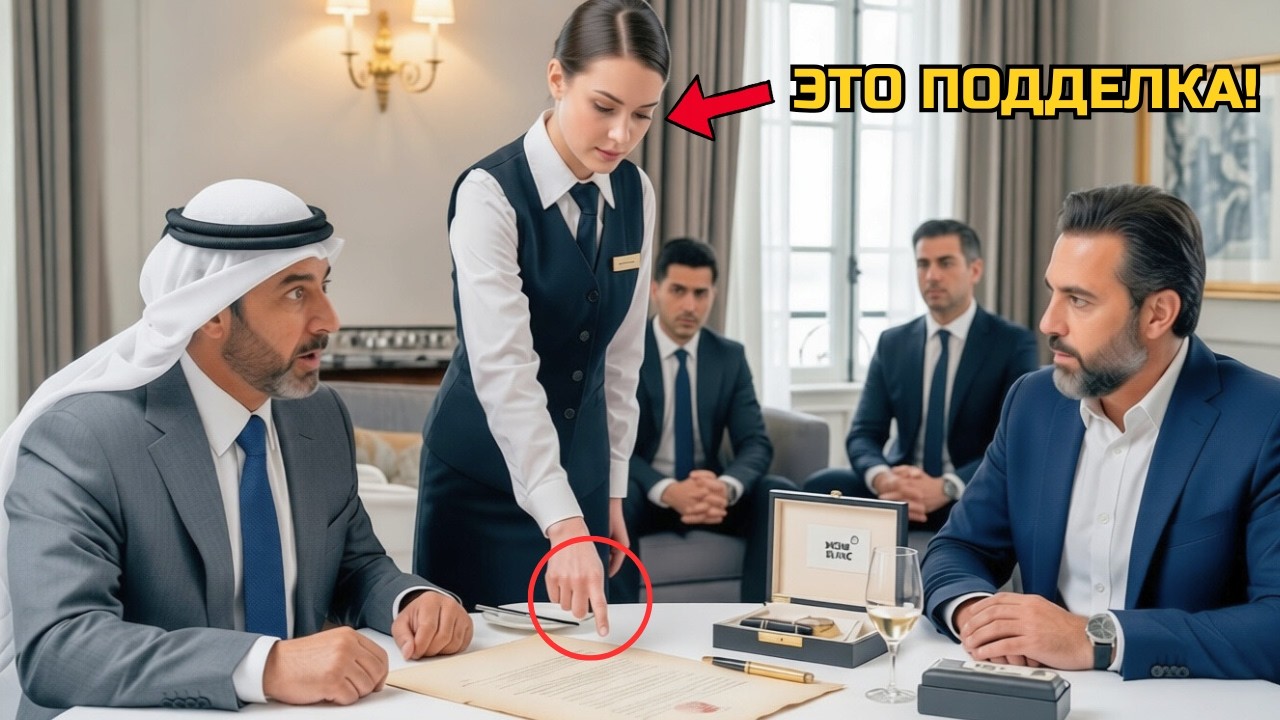 «ЭТО ПОДДЕЛКА!» — Официантка на чистом арабском спасла Шейха от аферы на $285 000 000