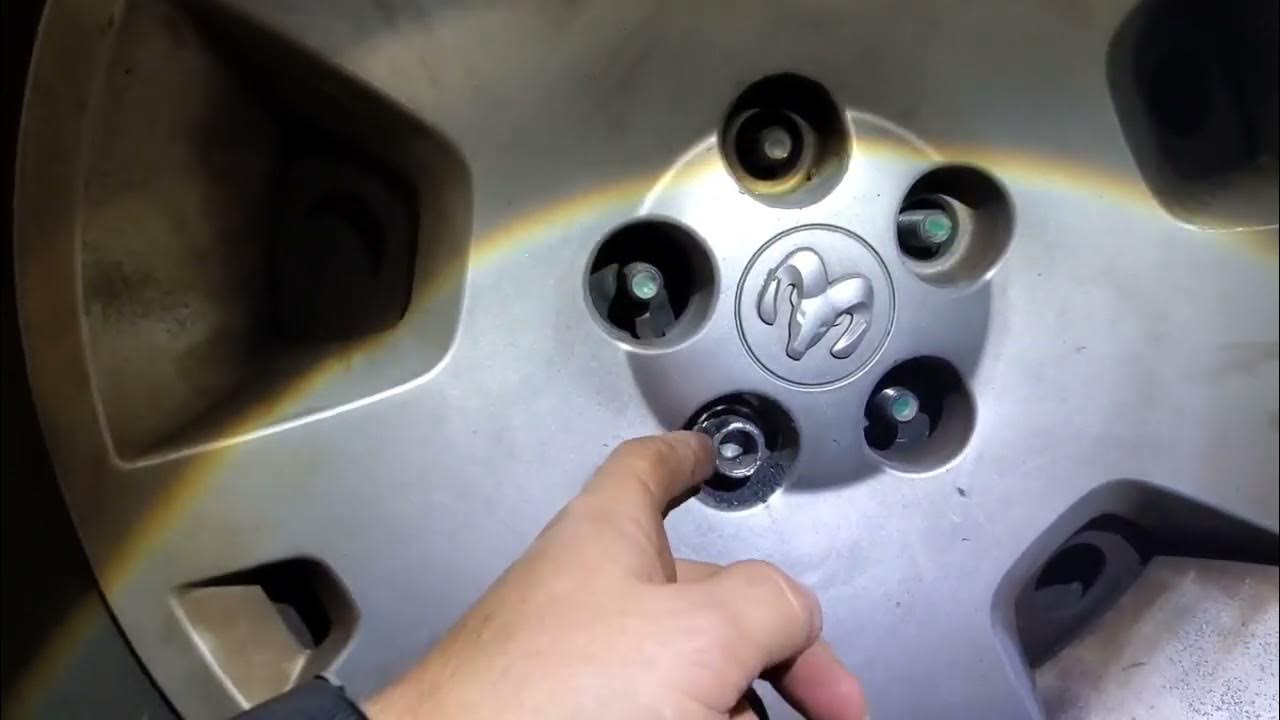 How to remove a lug nut, stock, can't remove, spins, on dodge charger