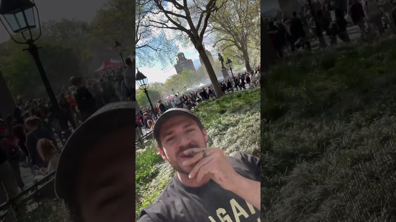 Growing up a young pothead, I’ve always heard about Washington Square Park on 420.. wild