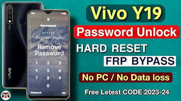 Vivo Y19 Password Unlock || All Vivo Password unlock || Vivo Y19 Hard Reset