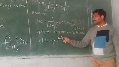 EE305 ,3.4 impulse response of First order control system EE 305
