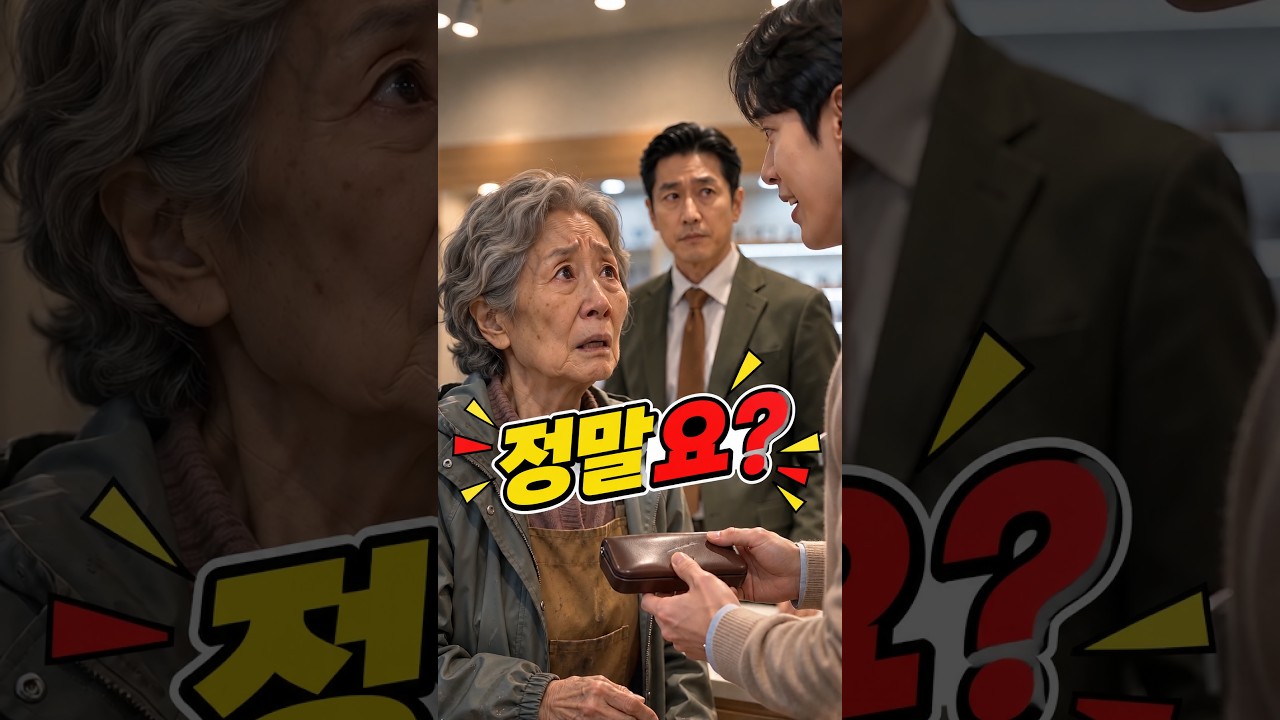 손녀를 위해 마지막 3만 8천 원을 꺼낸 할머니… 안경사의 뜻밖의 행동 #감동스토리 #손녀사랑 #할머니 #반전드라마 #따뜻한이야기 #시니어쇼츠 #시니어