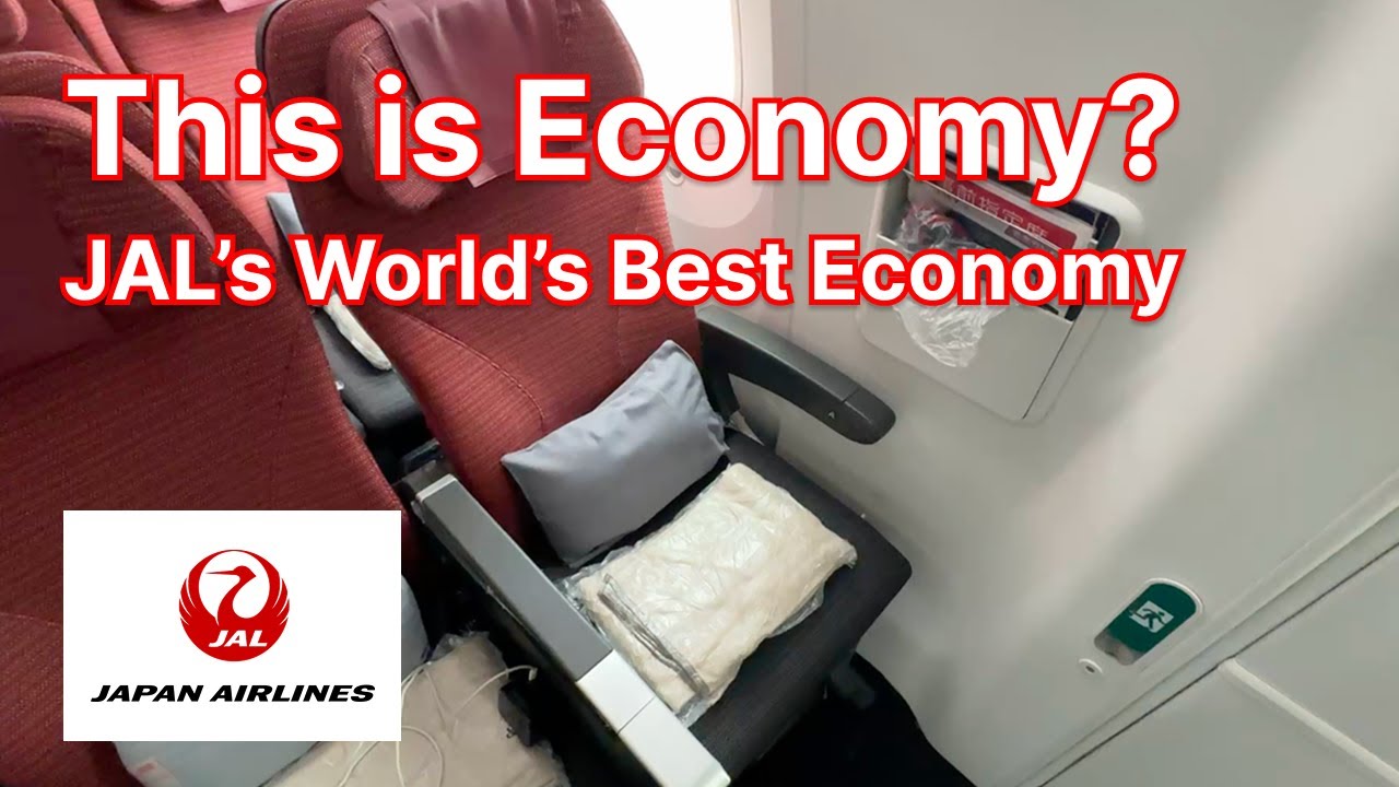Japan Airlines Economy Class | This Economy Seat Is INSANELY Wide
