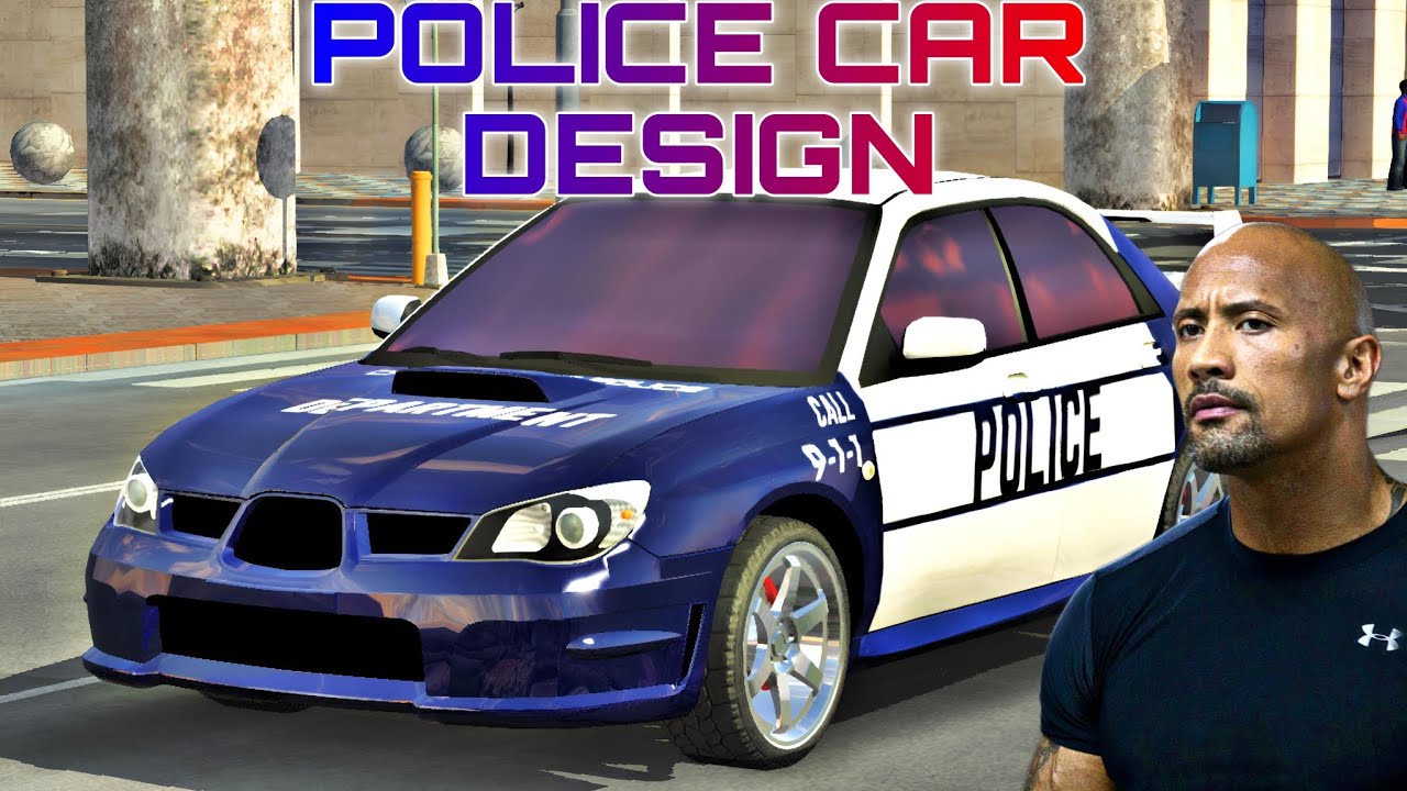 how to make cop design on any car in cpm tutorial [ Car Parking ...