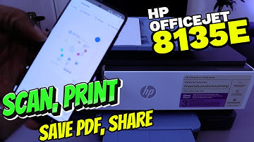 How To Scan With HP Officejet Pro Printer Print, Save PDF and Share To Email