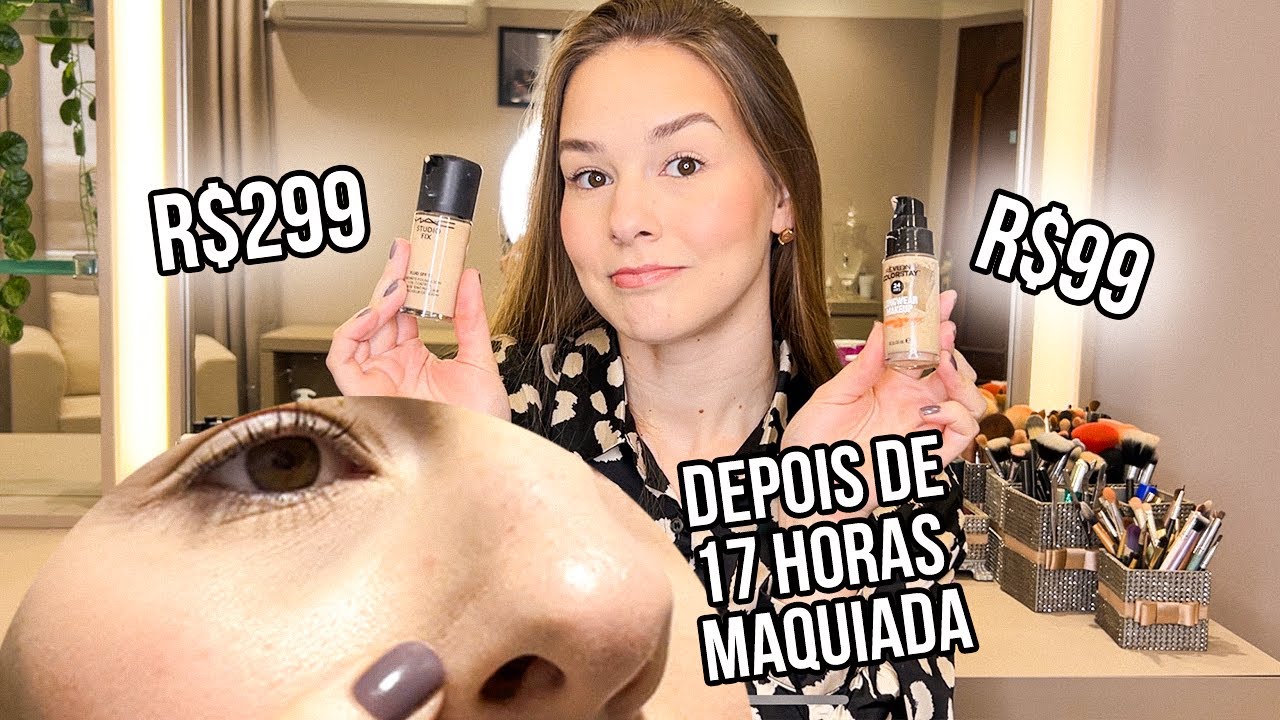COMPARANDO STUDIO FIX DA MAC E COLORSTAY DA REVLON