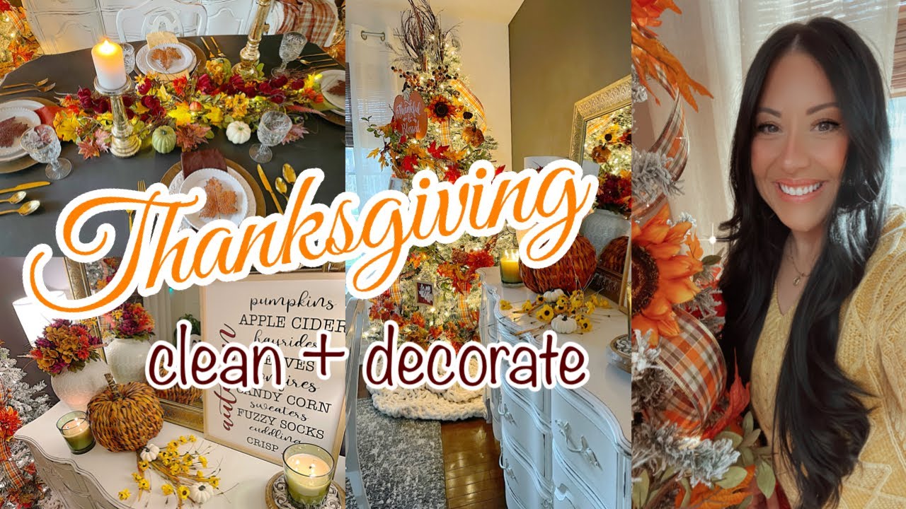 🦃 Уборка и декор на День благодарения 2021 | Идеи сервировки стола и декора на День благодарения ...