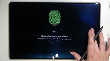 How to Add Fingerprint on SAMSUNG Galaxy Tab S8 Ultra - Set Up Fingerprint Unlocking
