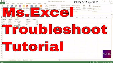 Excel Troubleshoot | Ms Excel Tutorial for Insurance Professionals