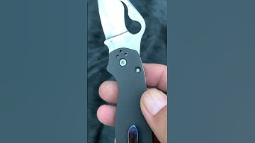 Customize SanMai Damascus Blade Spyderco PM2 With MokuTi Pocket Clip