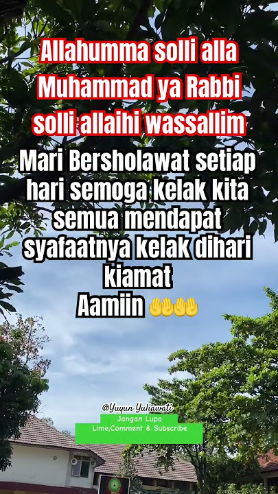 Mari bersholawat semoga kelak kita mendapat syafaat dihari kiamat #shortsvideo #sholawatmerdu