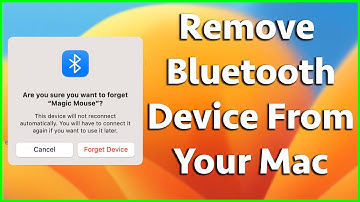 How To Forget or Remove A Bluetooth Device From Mac