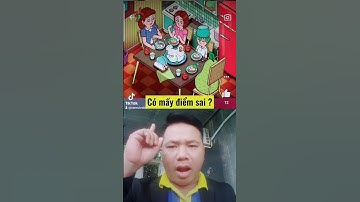 Câu đố: Có bao nhiêu điểm sai trong bức tranh này #shorts#caudo#dovui#mtvvlogs#manthanhvan#tiktok