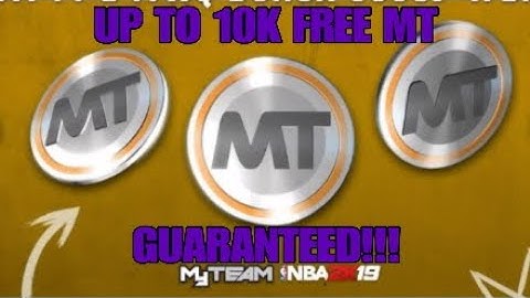 *NEW* FREE LOCKER CODE FOR NBA 2K19 MyTeam- UP TO 10K MT GUARANTEED!!!