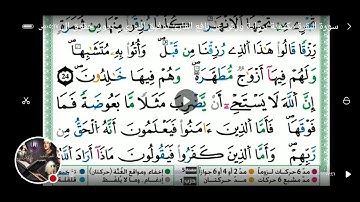 سورة البقرة ربع الحزب 1 برواية ورش عن نافع بصوت توفيق النورى