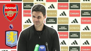 Arsenal Vs Aston Villa Mikel Arteta Pre-Match Press Conference