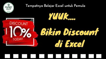 Cara Menghitung Diskon di Microsoft Excel