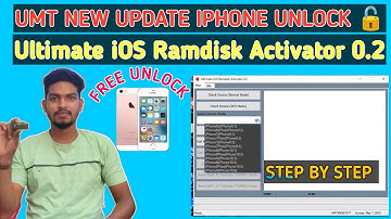 Umt New Update iPhone Unlock 2023