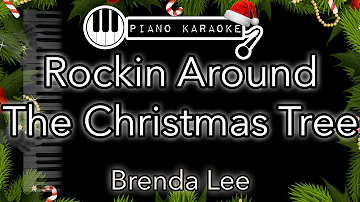 Rocking Around The Christmas Tree - Brenda Lee - Piano Karaoke Instrumental