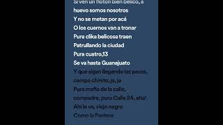 Chino Pacas Ft. Calle 24 - Negro Como La Pantera (Letra/Lyrics)