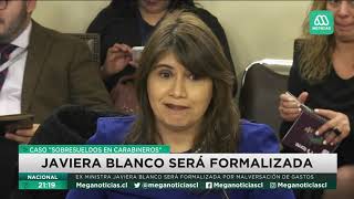 Javiera Blanco será formalizada