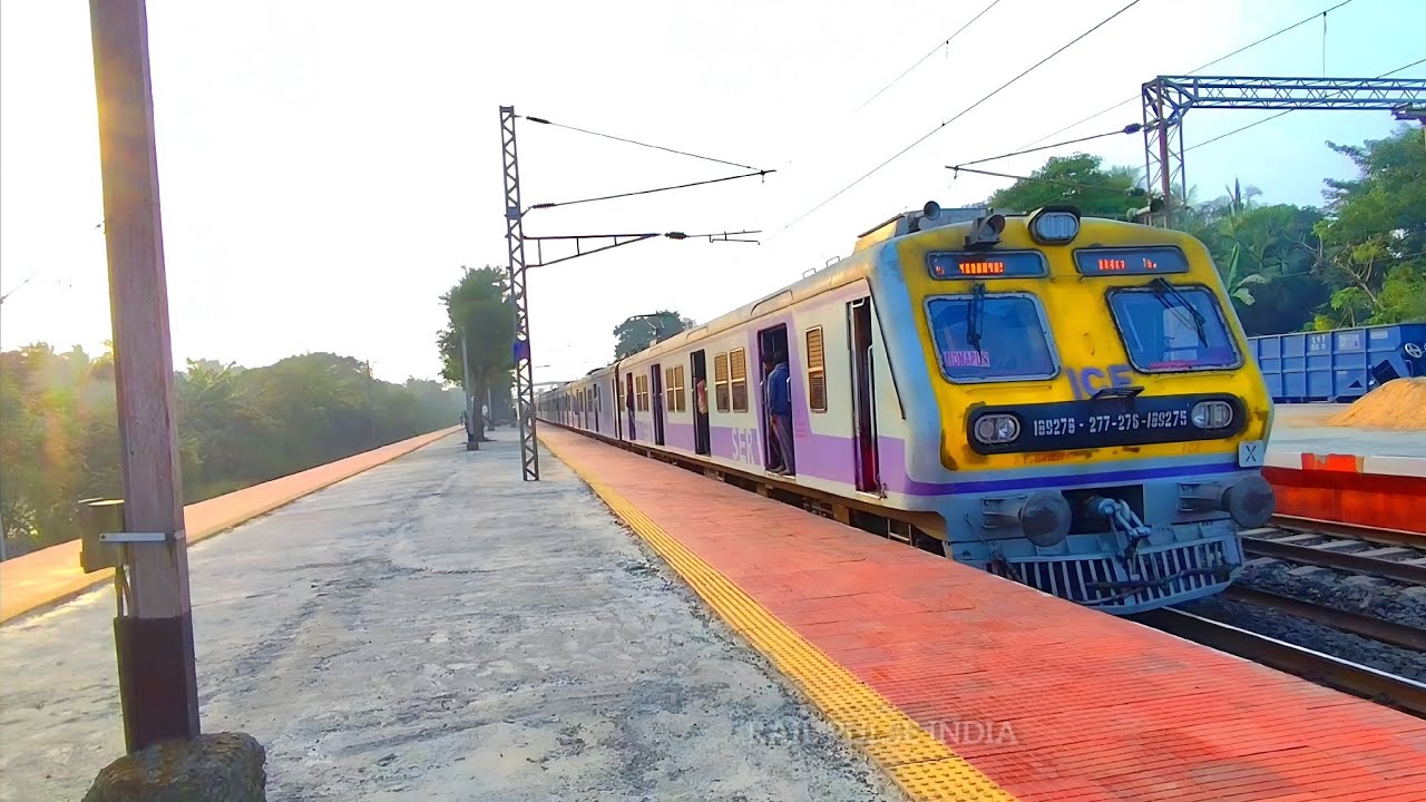 Defarent Tyap Express Emu & Fright Crossing SER Deulti Staison 130Kmph Route KGP Line 